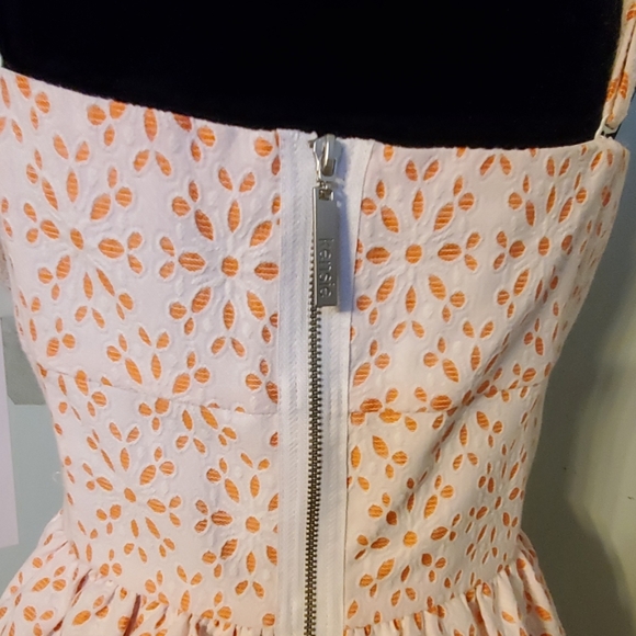 NWT- Kensie midi dress guava/white fabric- 14 - Picture 6 of 6